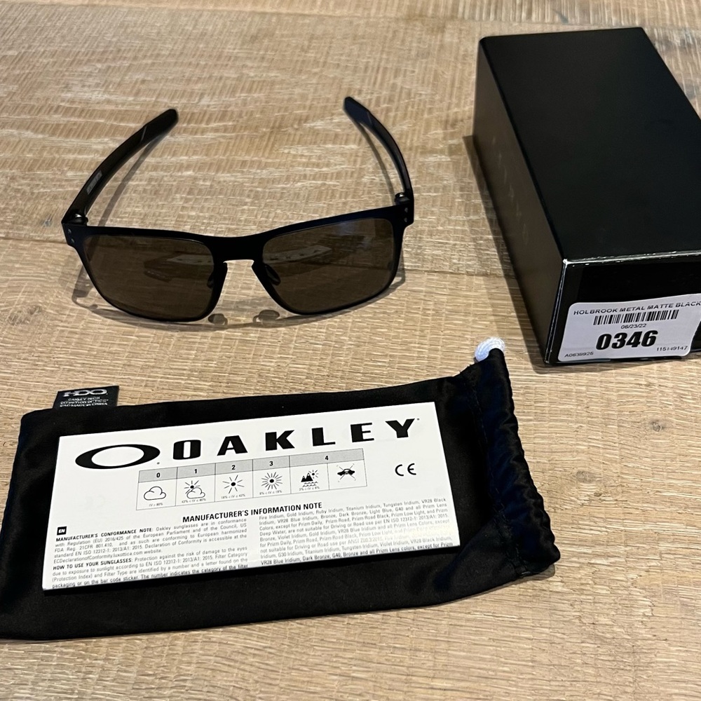 Oakley Holbrook metal matte black sunglasses
